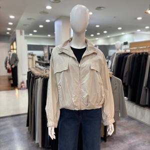 [쉬즈미스]하이넥 핀턱 스트링 점퍼 SWWJPP310101