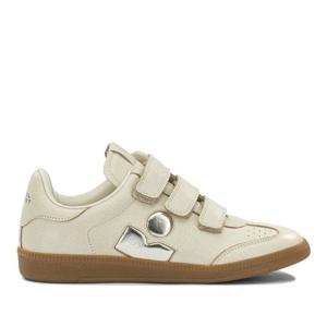 이자벨마랑 베스 메탈릭 사이드 로고 벨크로 스니커즈 26EBK001