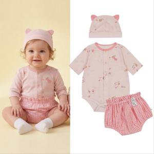[에뜨와]핑크 에띠블루머바디수트SET07T317941/출산,신생아 백일선물,여름 바디수트