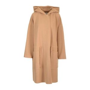 막스마라 MIELE 울 캐시미어 후드 미디 코트 2511901021600 003