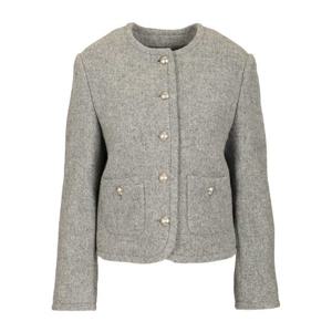 던스트 트위드 패치 포켓 클래식 재킷 UDJA5C203G2 MELANGE GRE