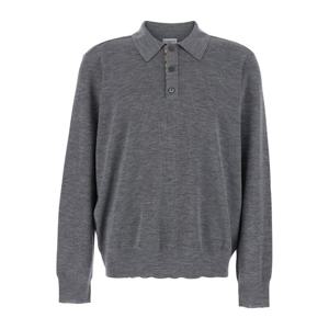 버버리 체크 울 폴로 스웨터 8112144 A1345