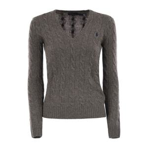 랄프로렌 포니 자수 케이블 니트 스웨터 211971866 500