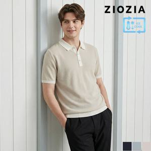 [지오지아] 포인트 카라 니트 (ABE2ET1104)