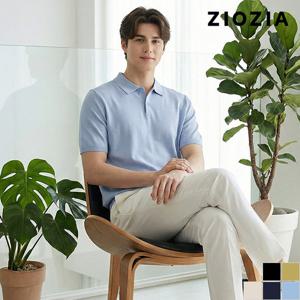 [지오지아] 소프트 티에리 반팔 카라 니트 (ABE2ET1102)