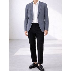 [바쏘옴므]26SS 남성 슬림핏 마혼방 린넨 콤비 자켓 ABUWSA2JS64