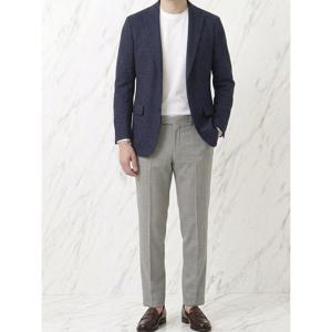 [바쏘옴므]26SS 남성 슬림핏 면혼방 콤비 정장 자켓 ANYWSA2JS62