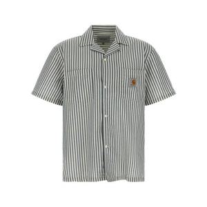 칼하트 WIP 숏슬리브 레벨 셔츠 I0362033K5XX Blue