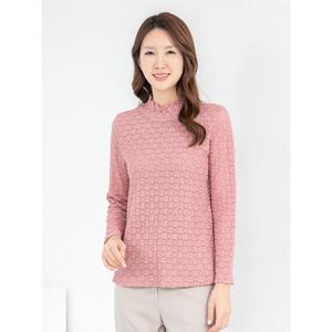 [모슬린]엄마옷 티셔츠 반폴라 긴팔 랏셀 603FGH039 마담/중년여