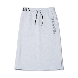 [인터크루]여성 레터링포인트스커트 ITW1SS51AWG (화이트그레이)