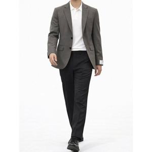 [바쏘옴므]남성SS 카키 슬림핏 스판 정장 콤비 자켓 AKHWSZ2JK62