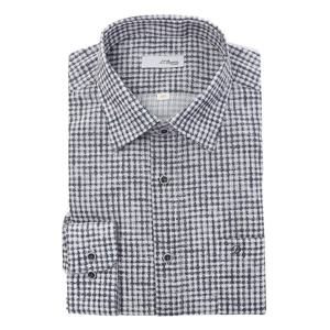 듀퐁 폴리써커체크프린트남방SE6SM11LS118SGY