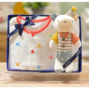 압소바 HK(아기선물)프랭클린 반소내의 애착딸랑이세트(26년SS) (A1B10391A1)