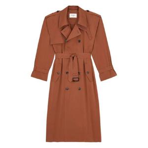 26SS 생로랑 WATER REPELLENT 코튼 앤 실크 DOUBLE BREASTED 트렌치 코트 851259Y6J952089 TP573799201