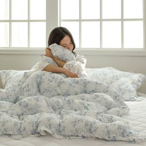 플로라 [신상특가] 블루밍 텐셀 모달 100 옥수수솜 차렵이불 베개세트 SS