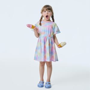 [래핑차일드]모다진주 타이다잉 반팔 원피스 (86319-502-70)_JJ