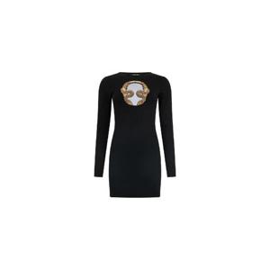 26 SS 로베르토 카발리 장식 긴소매 미니 드레스 WKR138JV027 TP451976844