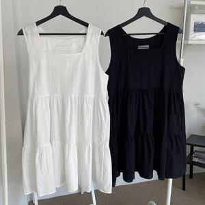 [강물처럼]빅사이즈원피스 Q935L603 시아캉캉레이어드원피스 YP