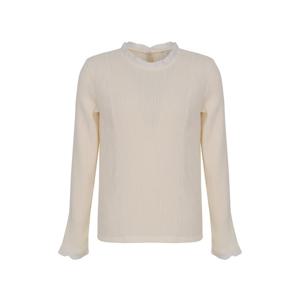 올리비아하슬러 레이스 프릴넥 티셔츠_OHFSTS201