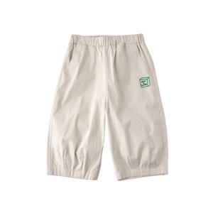 리틀그라운드-데님인더박스-CR크림린넨7부팬츠76311-411-01