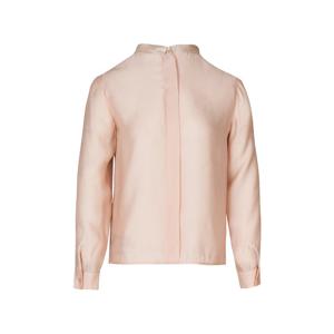 올리비아하슬러 롤업카라 블라우스_OHFSBL201