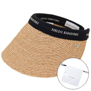 헬렌카민스키 26SS 여성 비앙카 12 바이저햇 네츄럴블랙로고 더스트백 포함 26SS HAT52493 NATURALBLACKLOGO PKG