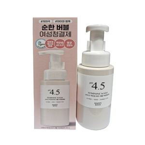 해피바스 여성청결제 pH4.5 약산성 로즈 버블 250mlx2개 Y존 저자극 데일리 여성세정제