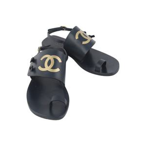 (명품) 샤넬 G36885 토 링 CC 로고 샌들 3