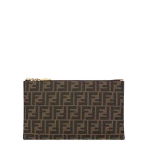 펜디 플랫 바게트 파우치 미디움 8N0149AD23 F1GE3 Brown