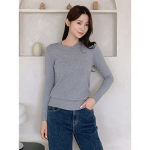 [올리비에스클로젯]베이직 라운드넥 긴팔 니트_O2603KN024A