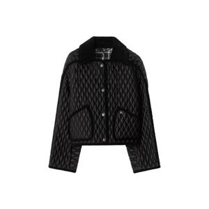 버버리 퀼팅 코듀로이 트리밍 재킷 8118404