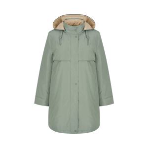 올리비아하슬러 배색 후드 패딩 코트_OHFSPD102