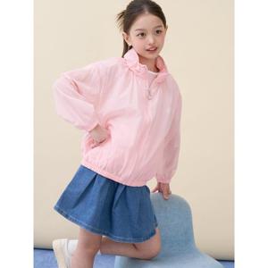 [빈폴키즈] 여아 러블리 에어리 바람막이 점퍼  라이트 핑크 (BI6339G02Y)