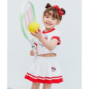 [프렌치캣(정상)][프렌치캣CL]WH 숏TS 플리츠SK세트(Q42DST020S010)