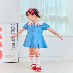 [프렌치캣(백)]해지스칼럽  원피스  (Q42DAO050C)