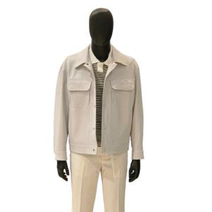 [바쏘]SS 크림베이지 데일리  트러커 오버핏 자켓형블루종 점퍼KBGAAUA05K