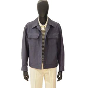 [바쏘]SS 차콜  데일리  트러커 오버핏 자켓형블루종 점퍼KBGAAUA06K