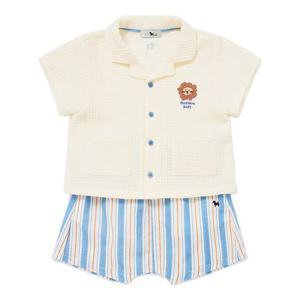 [블루독베이비]썸머셔츠 상하세트 (453K3-610-03)