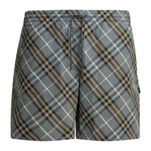 버버리 체크 드로스트링 비치 쇼츠 8129614