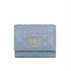 디올 Caro Hibiscus L형 지퍼 지갑 S5209UWHC_M81B