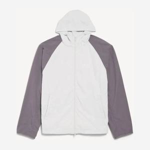 발렌시아가 콘트라스트 슬리브 후드 윈드브레이커 866529TUO05