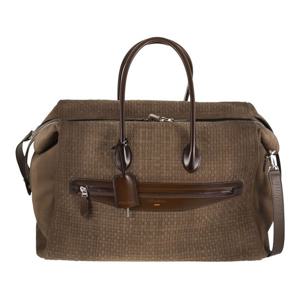 산토니 위빙 가죽 트래블 홀드올백 UIBBA2952BSAWSE M21