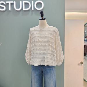 [수스]레이스벌룬 블라우스 S262BBL454/아이보리_YS