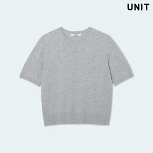 [유닛] 멜란지그레이 베네치아 니트 크루넥 풀오버 UFLKCN21CN-78