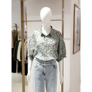 [에꼴드파리]MARIO(미센스)프린딩 블라우스 314MB59BLM314Z