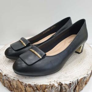 [에스콰이아]여성 스퀘어 장식 펌프스 PFEFHP8O1BK HFSF1A GN_GN