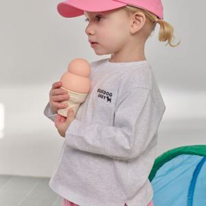 [블루독베이비]멜란크림 긴팔티셔츠 (461E0-670-01)