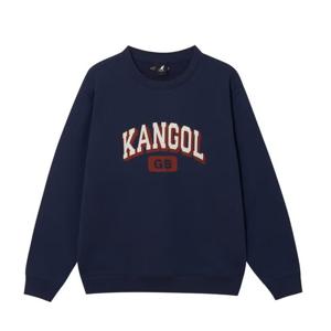 캉골 캠퍼스 세미오버핏 스웨트셔츠 1789 A3 KRFCRT17890 DB WY