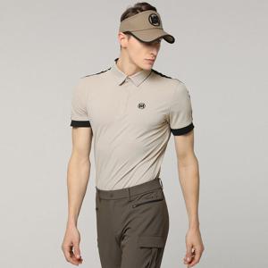 [홀릭앤플레이] (남성)배색 포인트 엔센셜 티셔츠_HD2MTS004