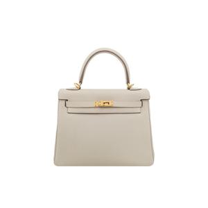 [엘러브] 에르메스 켈리25 크레 금장 6HH0126